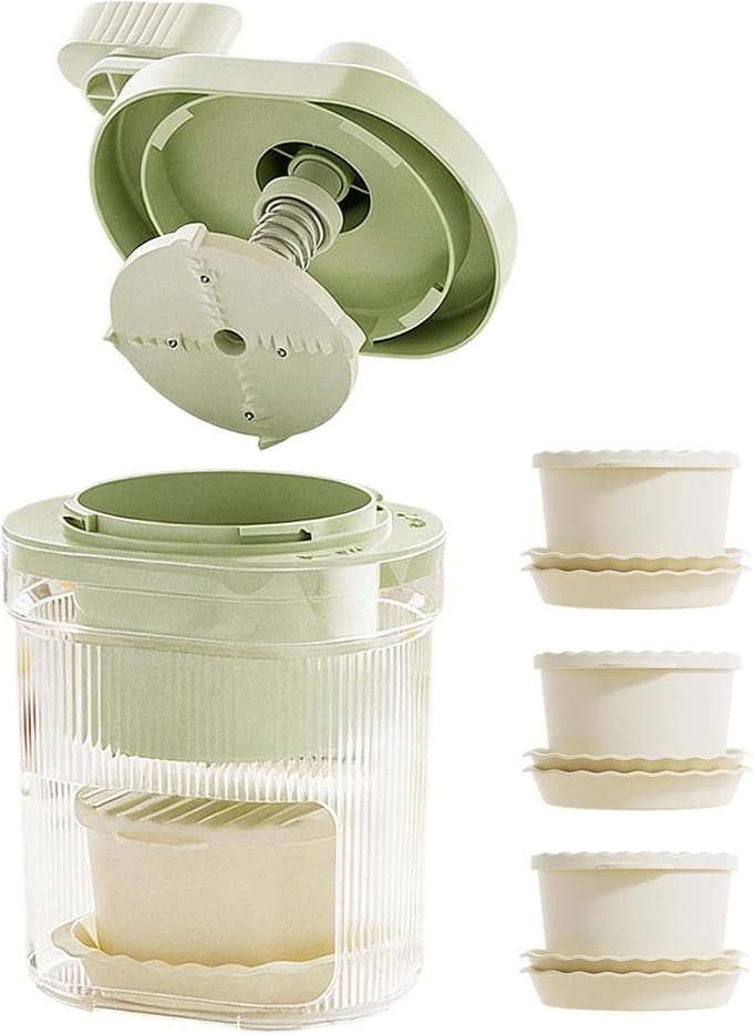 IJsmachine Thuis - Sneeuwcone Maker - Desserts Maken - Handmatig Ontwerp - 1 Set - Wit