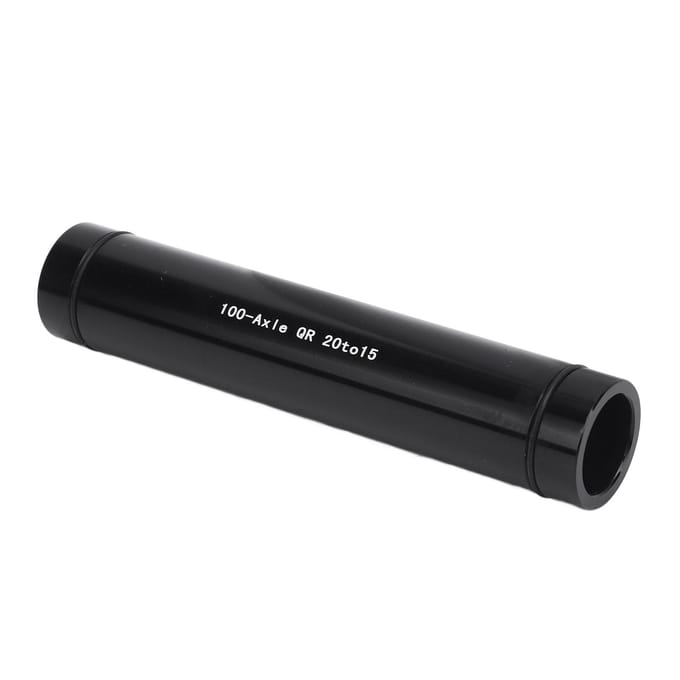 100mm Fietswiel Vorkas Aluminiumlegering 20mm naar 15mm Steekas Naafadapter voor Mountainbikes gray