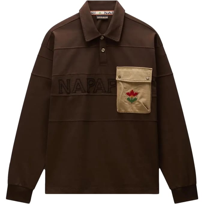 Polo met lange mouwen Napapijri E-Bloom