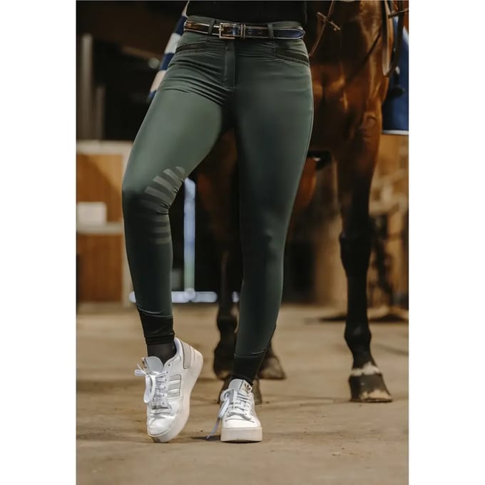 Dames rijbroek met middengrip Equithème Safir