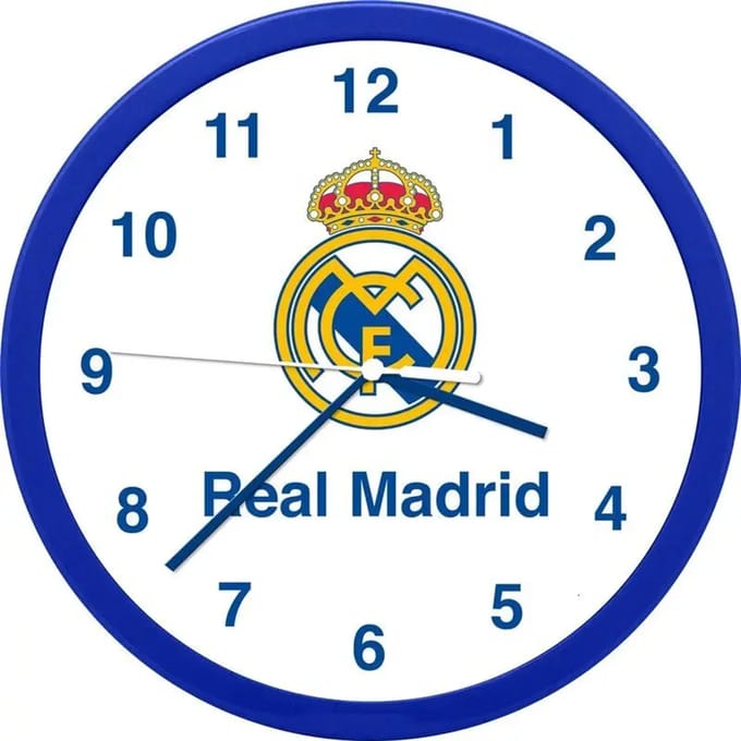 Muurklok Real Madrid 'official item'
