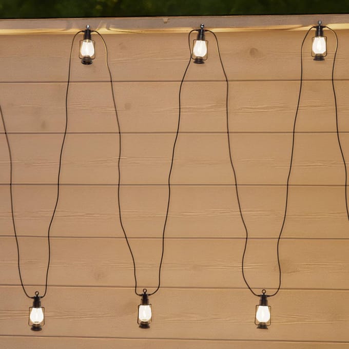 Lamkur LED lichtketting Garlands, lengte 1000 cm, zwart, 10-lamps.