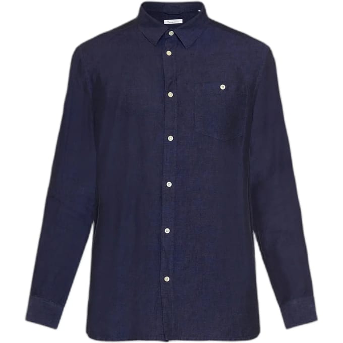 Linnen overhemd met lange mouwen KnowledgeCotton Apparel