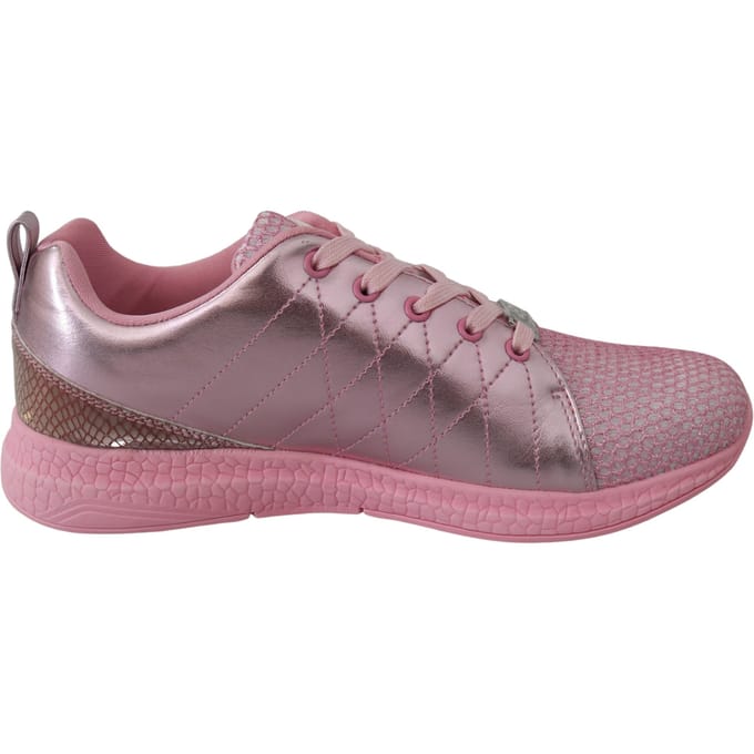 Plein Sport Vrouwen Roze Blush Polyester Runner Gisella Sneakers Schoenen