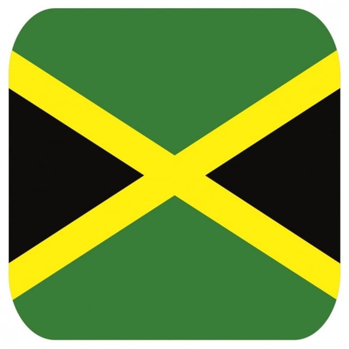 Bierviltjes Jamaicaanse vlag vierkant 15 st