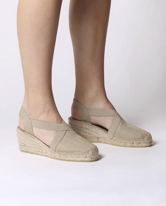Toni Pons Ter Wedge Espadrilles Beige EU 39 Vrouw
