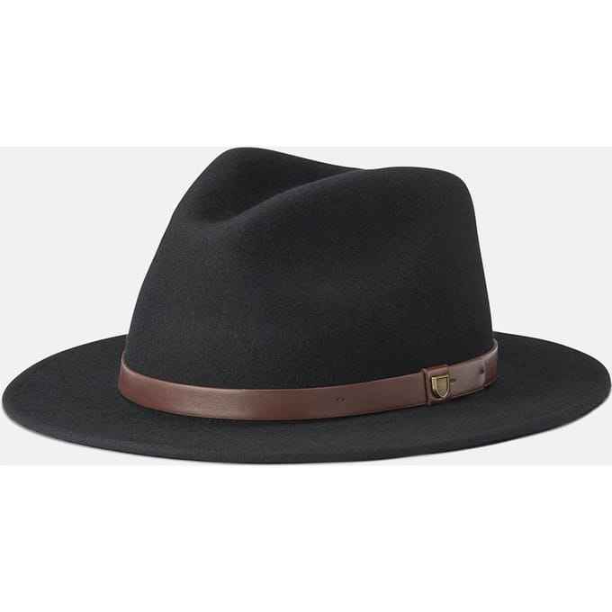 Brixton Hoed Maat M  MESSER FEDORA Zwart -  Unisex