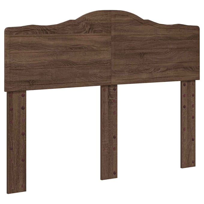 vidaXL Hoofdbord Bruin Eiken Bewerkt hout