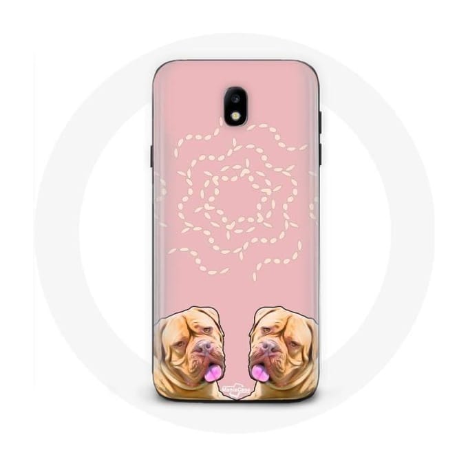 Coque - Samsung - Galaxy J3 2017 - Dogue de Bordeaux - Symétrique - Souple