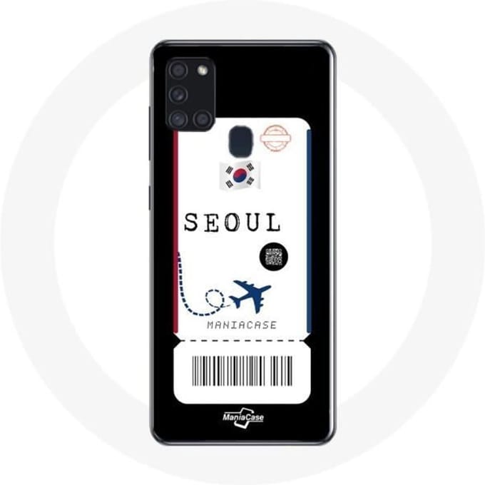 Coque Samsung Galaxy A21S Billet d'avion seoul