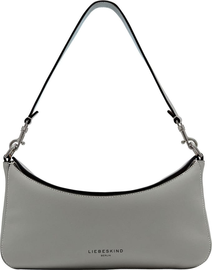 LIEBESKIND BERLIN Leren Schoudertas Alessa 2 Kodiaq Hobo Bag Thunder Grijs