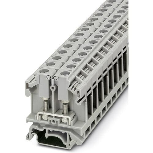 Phoenix Contact 0790404 Boutaansluitklem 11 mm Boutaansluiting Grijs 50 stuk(s)