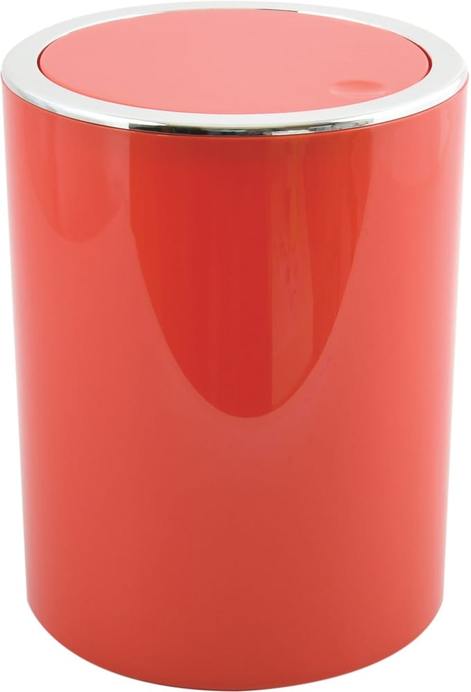 MSV Pedaalemmer 6L - KAMAKA - Prullenbak Badkamer - ABS - Rood