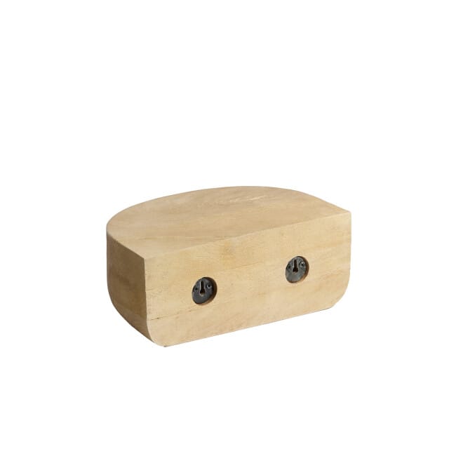 Light & Living - Wandplank DELGADO - 30x18x12cm - Bruin