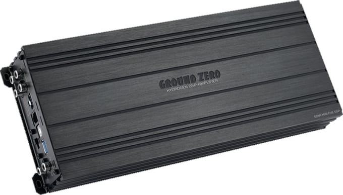 Ground Zero GZHA MINI FIVE DSP - Autoversterker - 1200 Watt - Auto Versterker 5 Kanaals - 4 Ohm