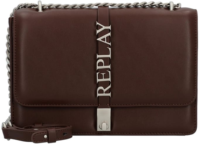 REPLAY schoudertas Crossbody Bag Java donkerbruin