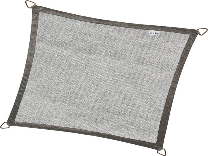 Nesling Coolfit schaduwdoek rechthoek zwart 3x5 m