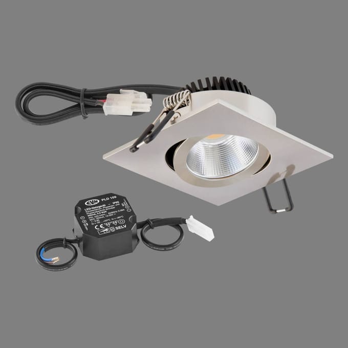 EVN PC24N61302 PC24N61302 LED-inbouwlamp LED LED vast ingebouwd 6 W RVS