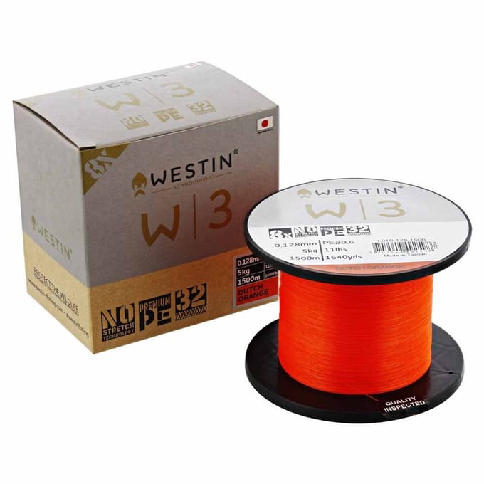 Westin W3 1500 M Gevlochten Vislijn Goud 0.285 mm