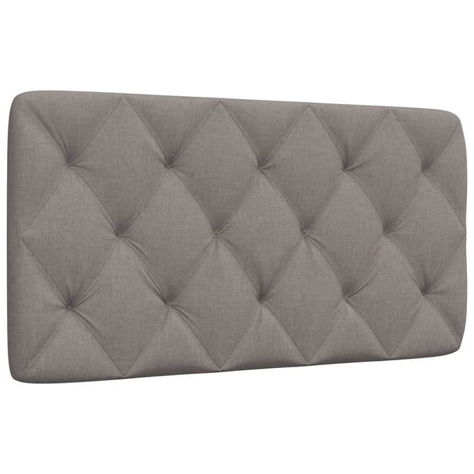 vidaXL - Hoofdbordkussen - 100 - cm - stof - taupe