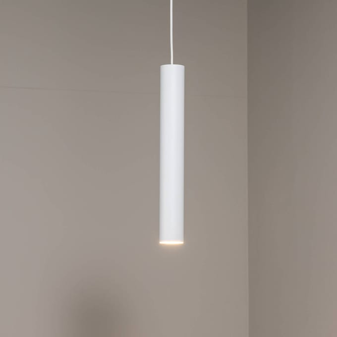 Nowodvorski Lighting Hanglamp Eye, 1-lamp, wit, kaphoogte 40 cm