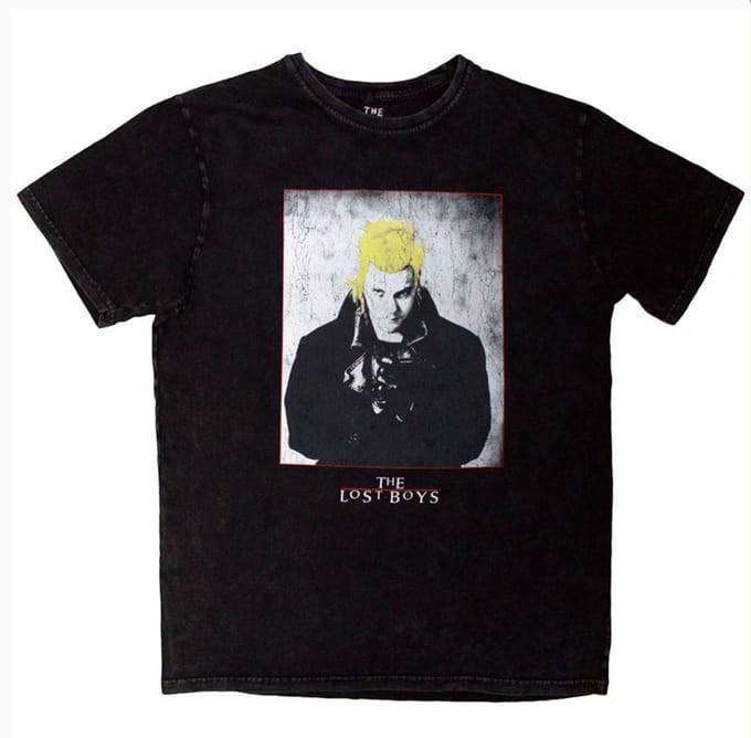 The Lost Boys - David Poster Heren Tshirt - S - Zwart