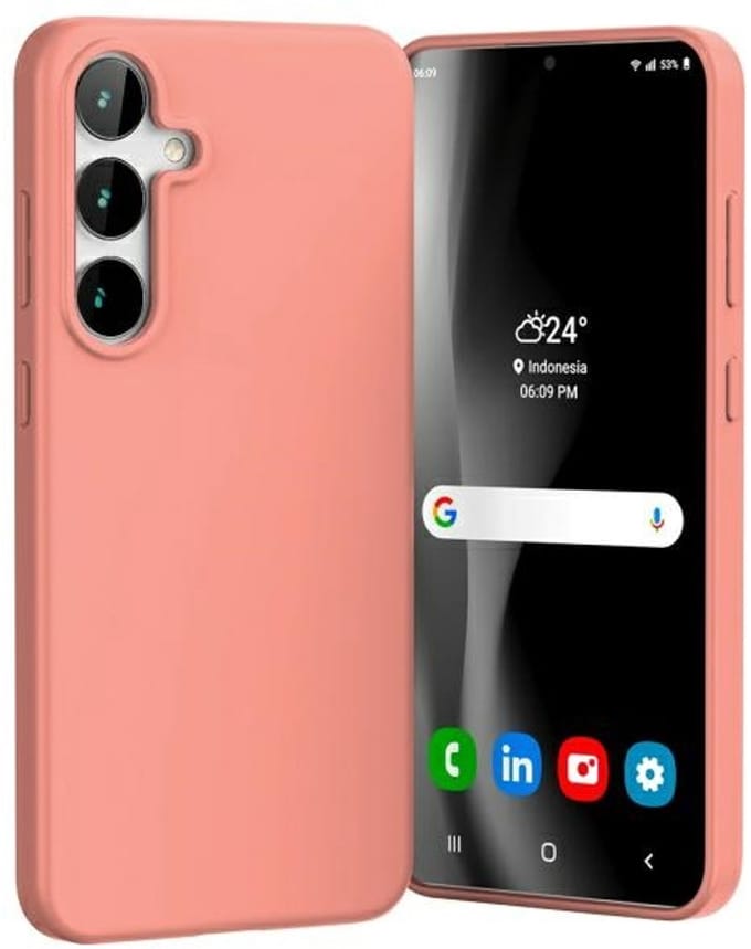 Mercury Soft Case Voor Samsung S24 Fe S721 Telefoonbescherming Met Flexibele