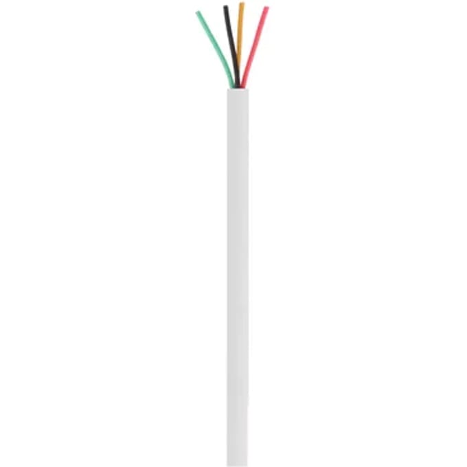 Q-link Telefoon Kabel - Rond - 4 X 0.5 - Wit - 20 M