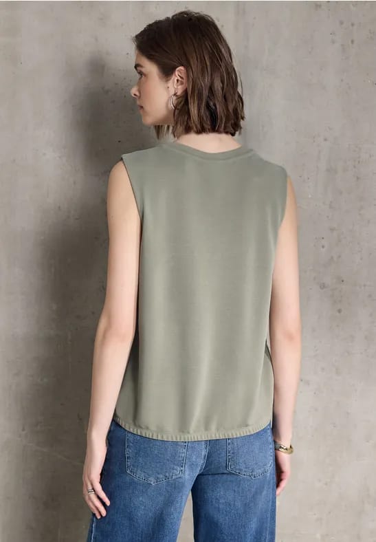 Silk-Look top