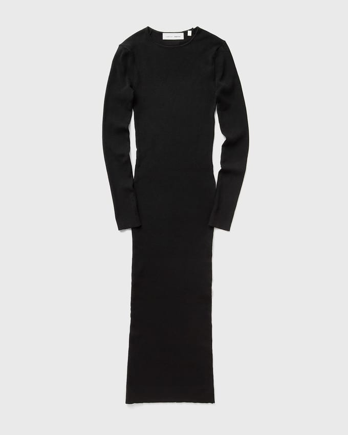 WMNS RIB LONG SLEEVE DRESS