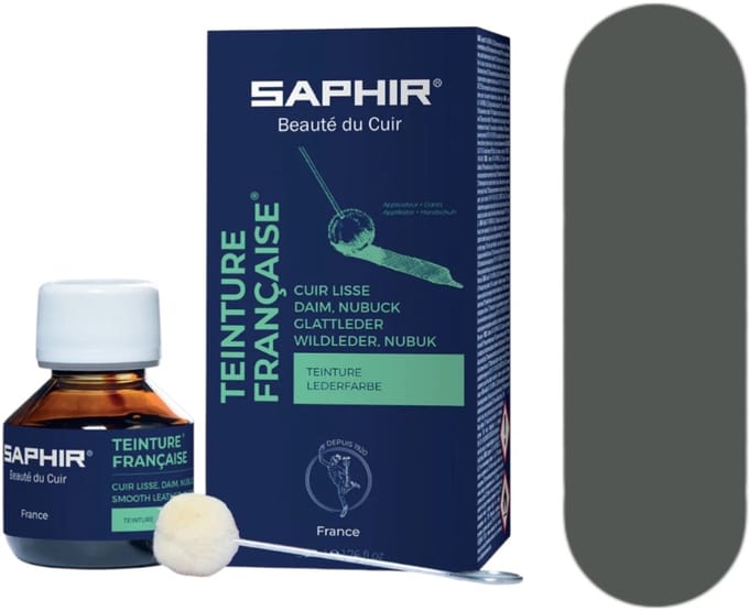 Saphir Teinture Francaise indringverf voor suede en gladleer - 14 Grijs - 50ml