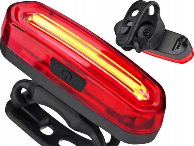 Fietslamp Wit - oplaadbaar - Extra helder