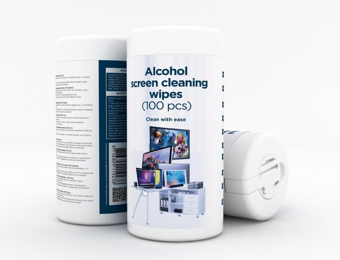 Alcohol schermreinigingsdoekjes (100 stuks)