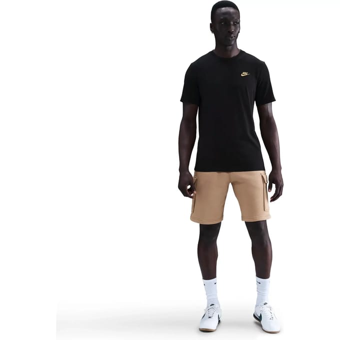 Nike Club T-shirts Heren - Zwart - Maat S