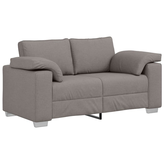 vidaXL - Loveseat - Taupe - 160 - cm - Stof
