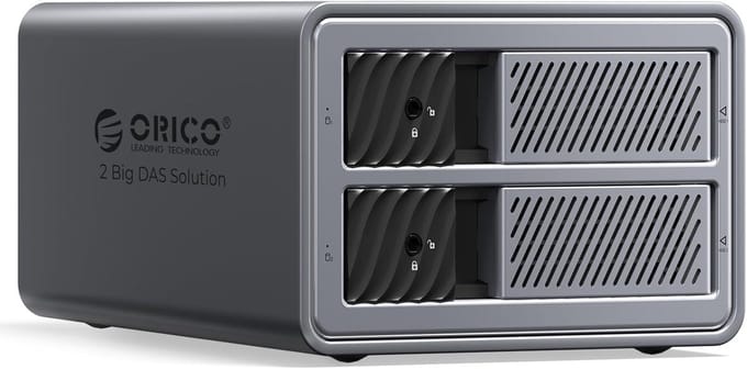 Docking Station - Harddisk Station - Data Opslag - Twee Schijven - 3.5 Inch