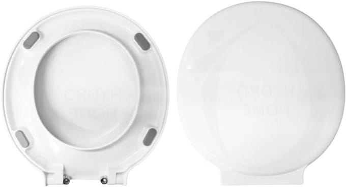 Toiletbril - WC-bril - Badkamer Vervanging - Soft Close Sluiting - 42x39 cm - Wit