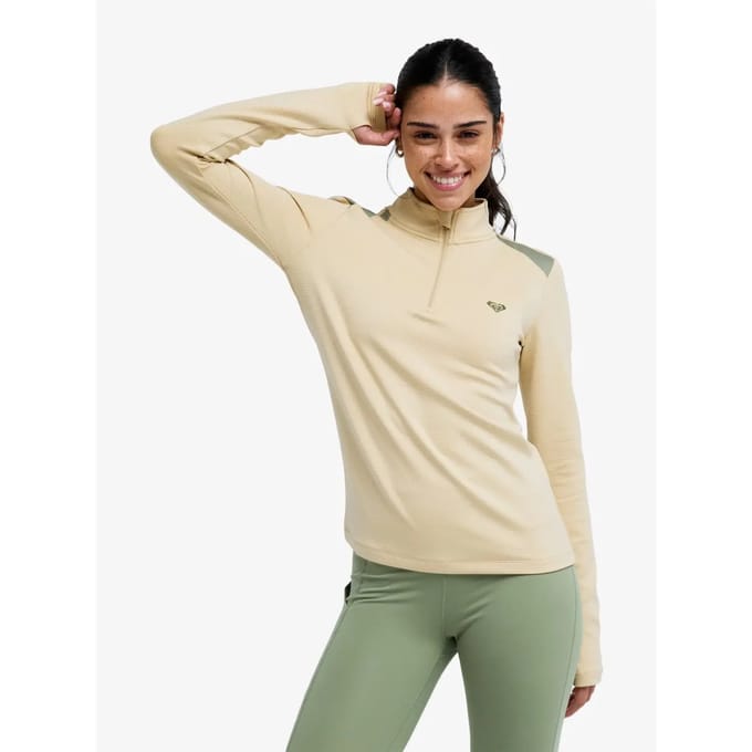 Dames sweatshirt met 1/2 rits Roxy Boundless Spirit