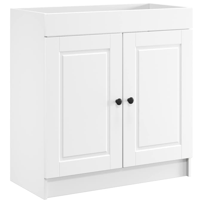 vidaXL - Badkamer - onder - Wastafel - Kast - Wit - 78,5 - x - 37,5 - x - 81 - cm