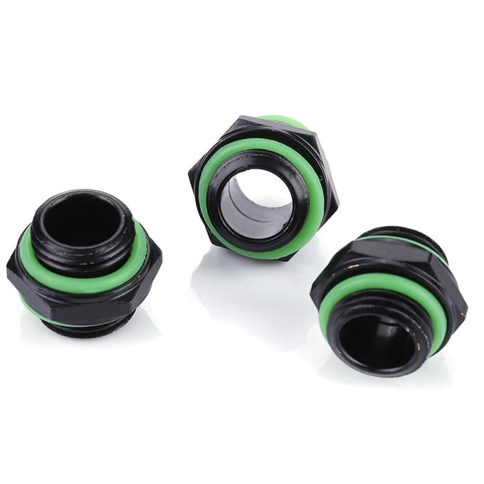 3 STUKS G14 Zeskant Nippel Draad Buisconnector Met Afdichtring Voor PC Waterkoelsysteem