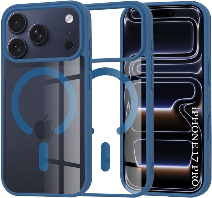 Techsuit MagSafe Pro - Hoesje - iPhone 17 Pro - Blauw - MagSafe