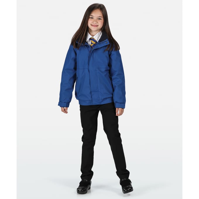 Regatta Kids Unisex Thermoguard Fleece Lined Dover Jacket (Winddicht & Waterdicht) (Royal/Navy)