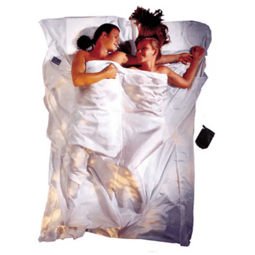 Cocoon Travelsheet Double, 100% Silk (Maat - 220 x 180 cm, Kleur - Natural)