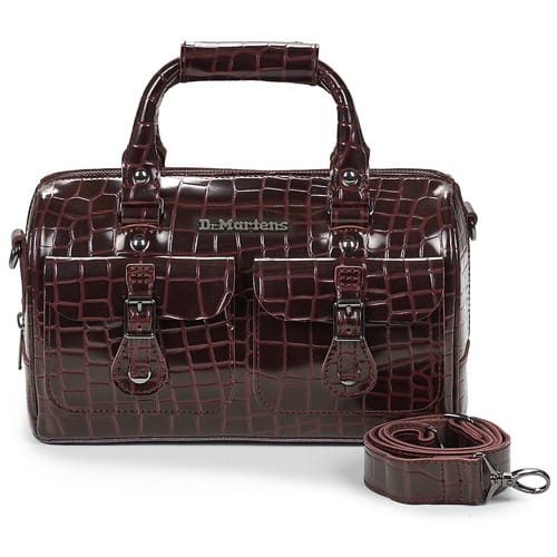 Schoudertas Dr. Martens TOP HANDLE BAG OXBLOOD HIGH SHINE CROC EMBOSS