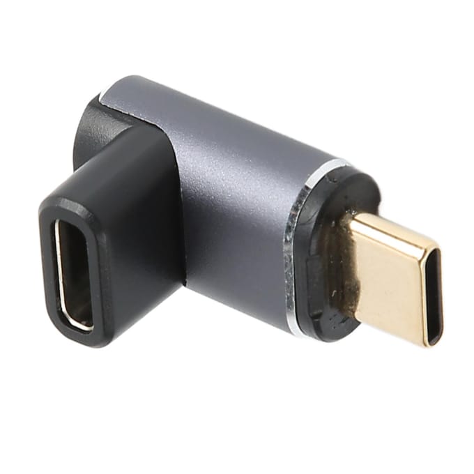 USB C Magnetische Adapter Rechte Hoek PD100W 40Gbps Ondersteuning 8K Type C Vrouwelijk naar Type C Mannelijk Magnetisch