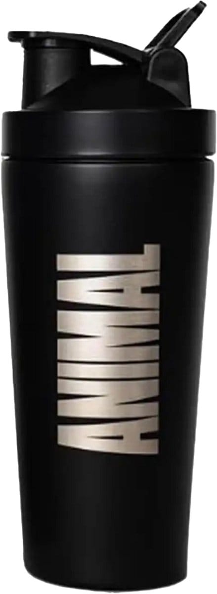Animal Metal Steel Shaker - 750 ml - Zwart