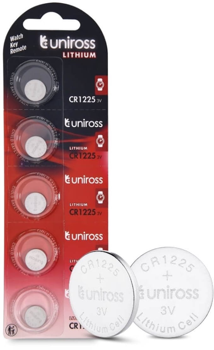 Uniross Lithium Button CR1225 3V 5 pack