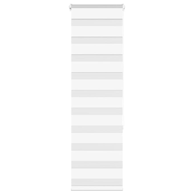 vidaXL - Zebra - rolgordijn - 50x150 - cm - stofbreedte - 45,9cm - polyester - wit