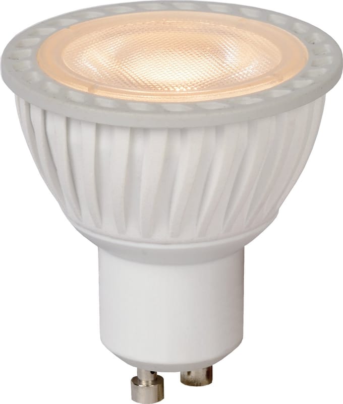 Lucide MR16 - Led lamp - Ø 5 cm - LED Dimbaar - GU10 (MR16) - 1x5W 3000K - Wit