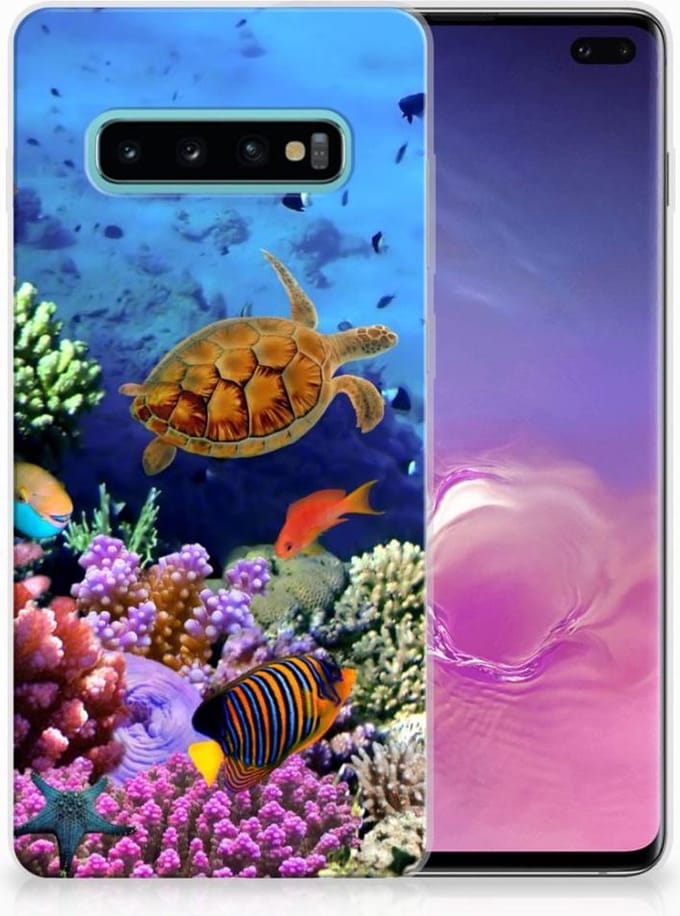 Samsung Galaxy S10 Plus TPU Hoesje Vissen